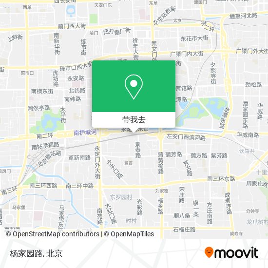 杨家园路地图