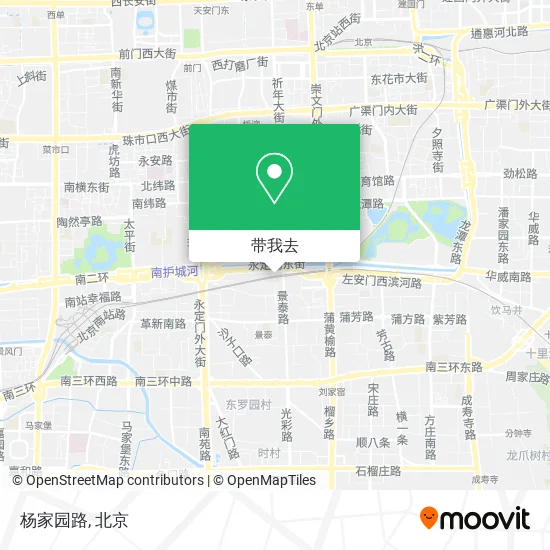 杨家园路地图