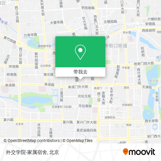 外交学院-家属宿舍地图