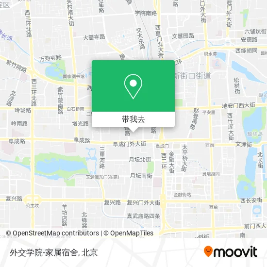 外交学院-家属宿舍地图