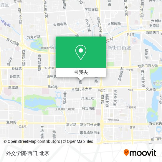 外交学院-西门地图