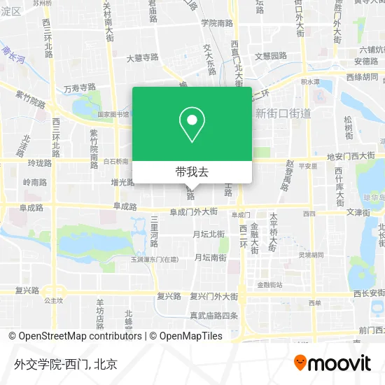 外交学院-西门地图
