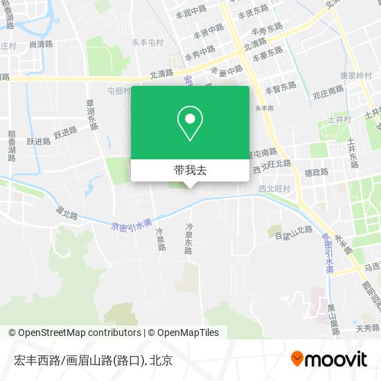 宏丰西路/画眉山路(路口)地图