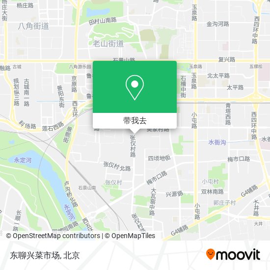 东聊兴菜市场地图