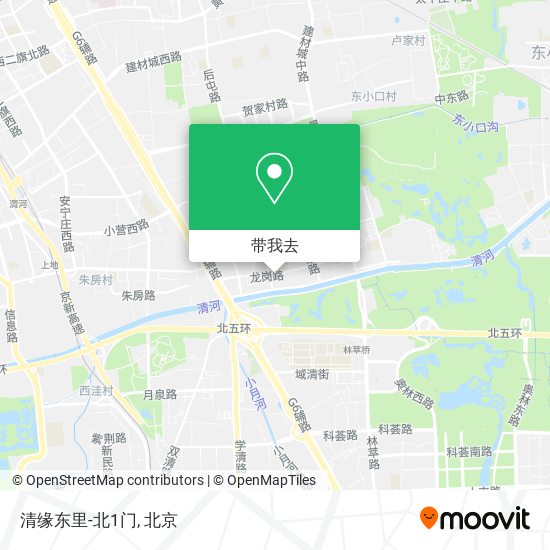 清缘东里-北1门地图