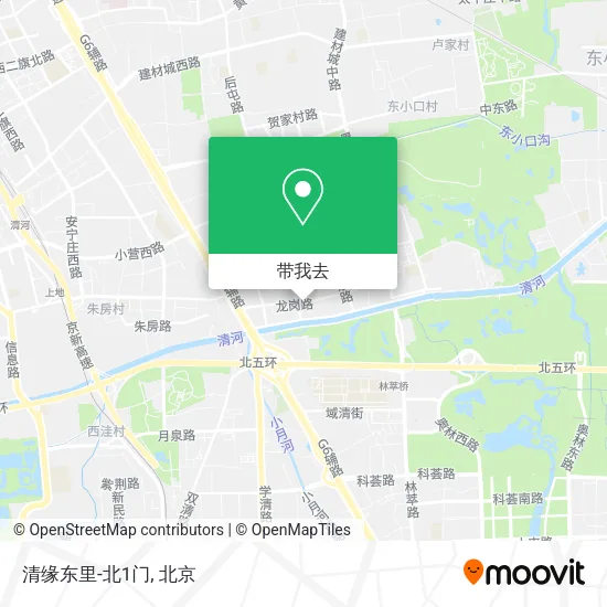 清缘东里-北1门地图