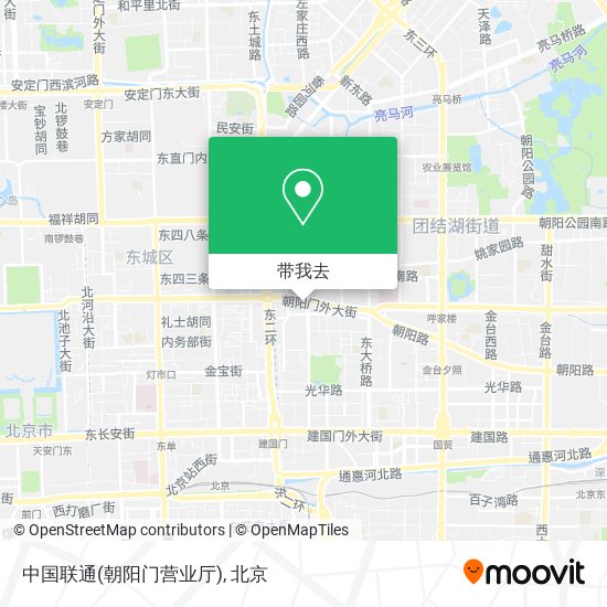 中国联通(朝阳门营业厅)地图