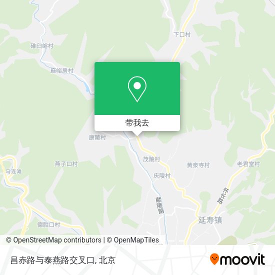 昌赤路与泰燕路交叉口地图