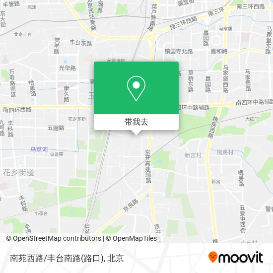 南苑西路/丰台南路(路口)地图