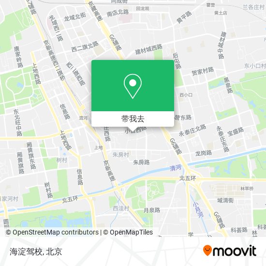 海淀驾校地图