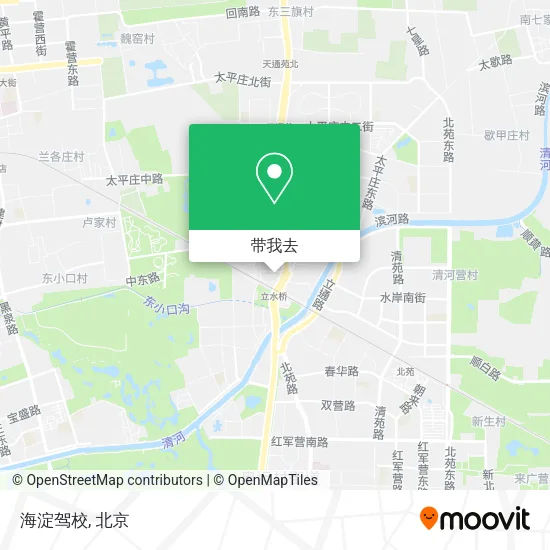 海淀驾校地图
