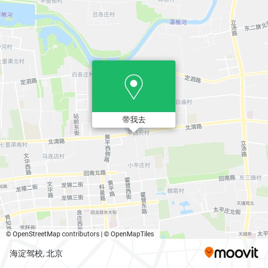 海淀驾校地图
