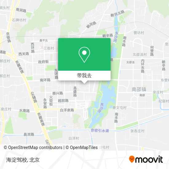 海淀驾校地图