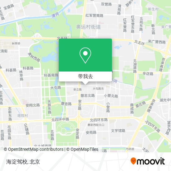 海淀驾校地图