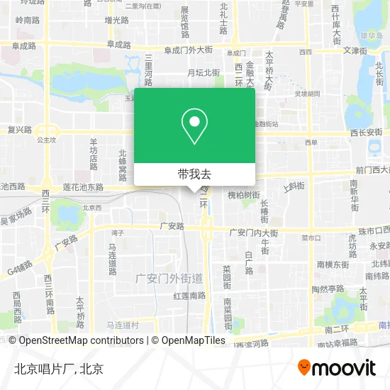 北京唱片厂地图