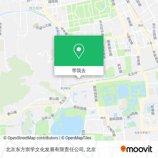 北京东方崇学文化发展有限责任公司地图