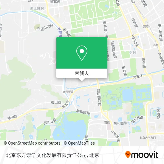 北京东方崇学文化发展有限责任公司地图