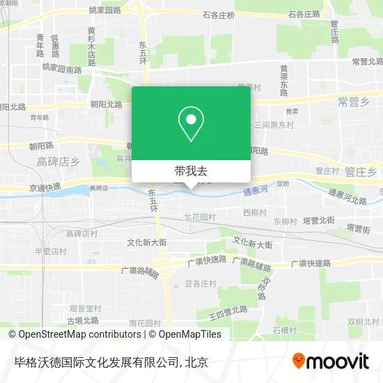 毕格沃德国际文化发展有限公司地图