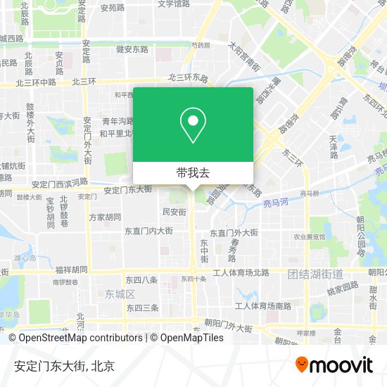 安定门东大街地图