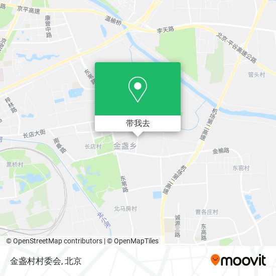 金盏村村委会地图