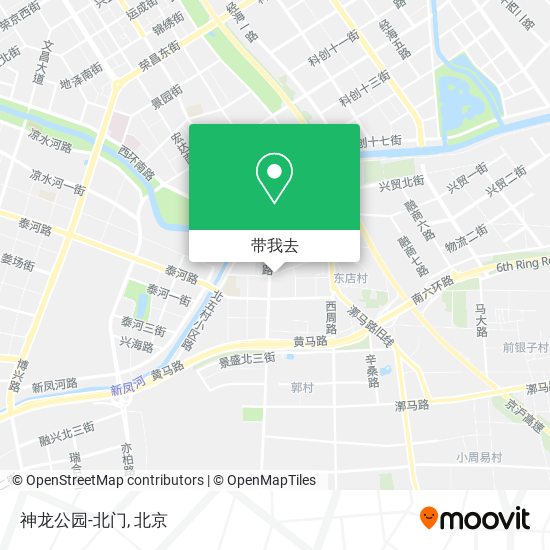 神龙公园-北门地图