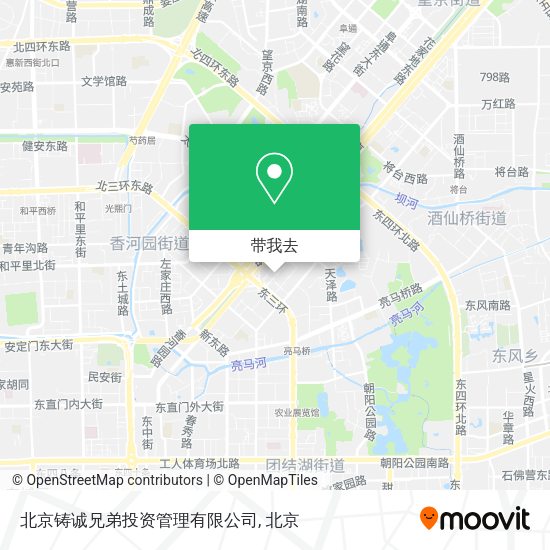 北京铸诚兄弟投资管理有限公司地图