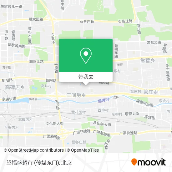 望福盛超市 (传媒东门)地图