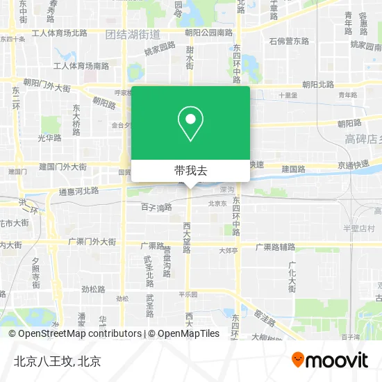 北京八王坟地图