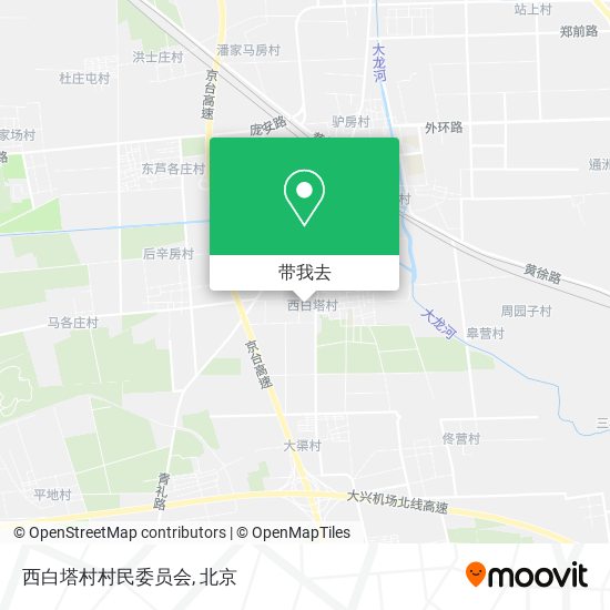 西白塔村村民委员会地图