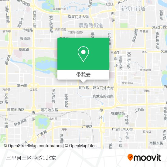 三里河三区-南院地图