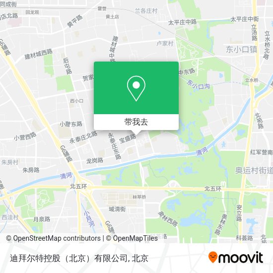 迪拜尔特控股（北京）有限公司地图