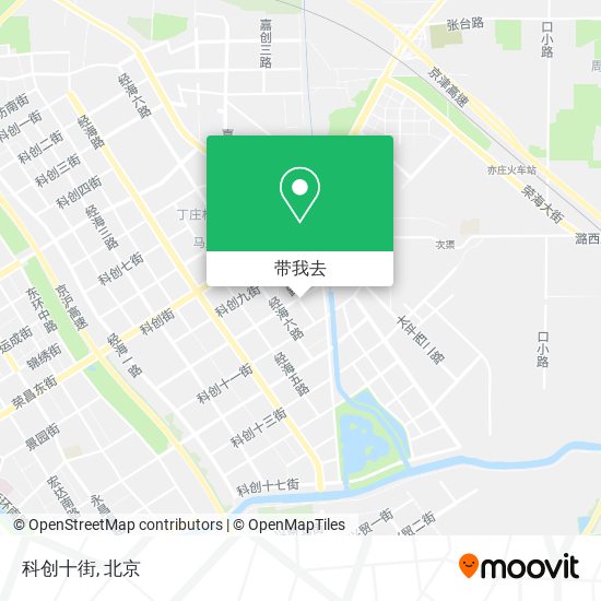 科创十街地图