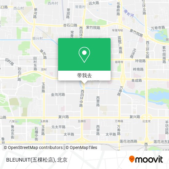 BLEUNUIT(五棵松店)地图