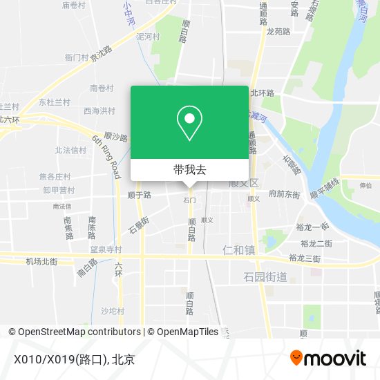 X010/X019(路口)地图