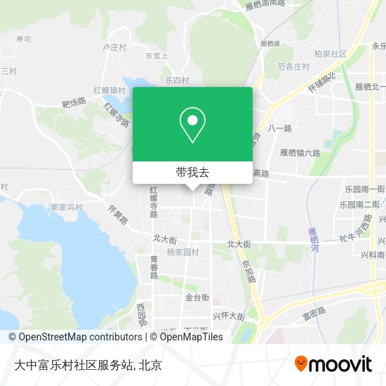 大中富乐村社区服务站地图