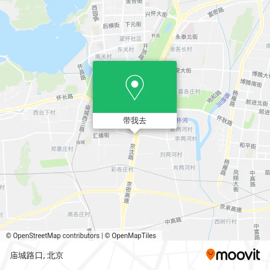 庙城路口地图