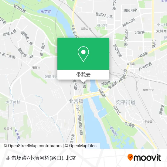 射击场路/小清河桥(路口)地图