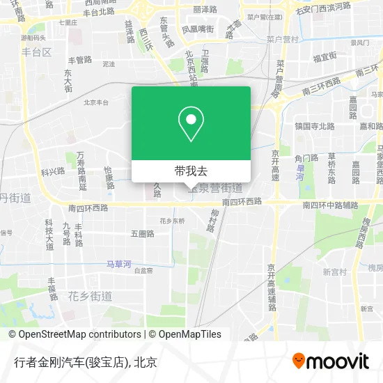 行者金刚汽车(骏宝店)地图