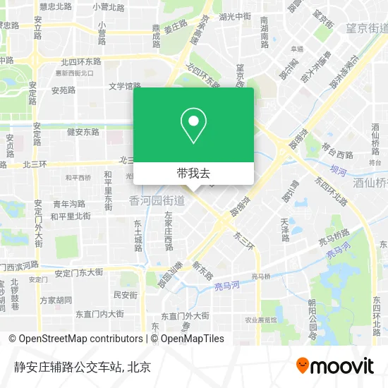 静安庄辅路公交车站地图
