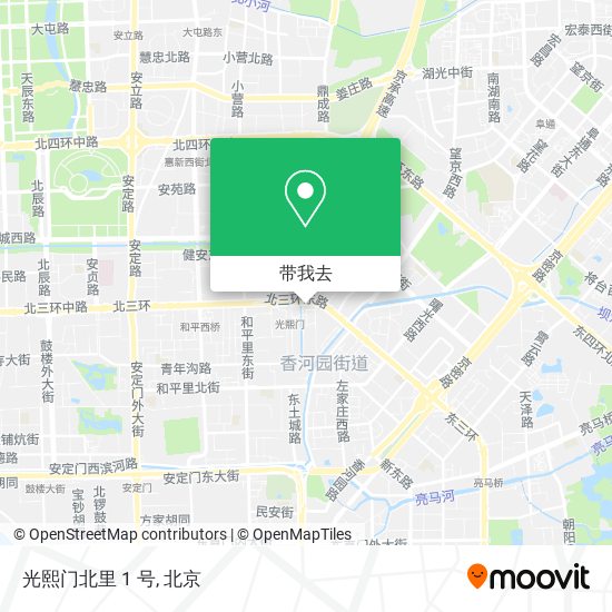 光熙门北里 1 号地图