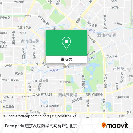 Eden park(燕莎友谊商城亮马桥店)地图