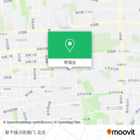 新干线小区南门地图