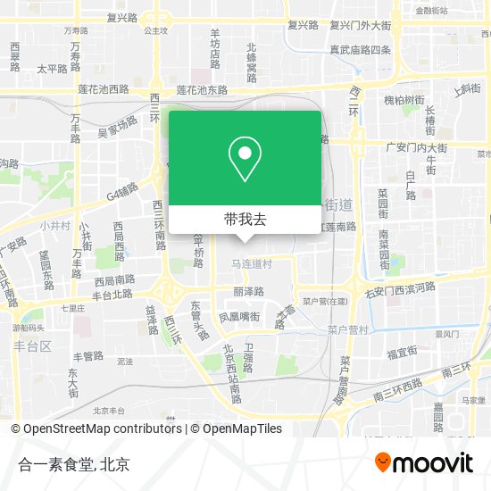 合一素食堂地图