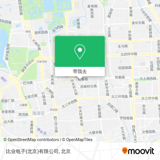 比业电子(北京)有限公司地图