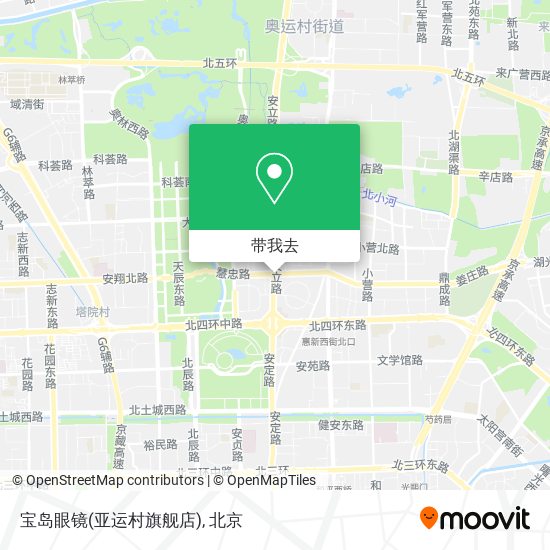 宝岛眼镜(亚运村旗舰店)地图