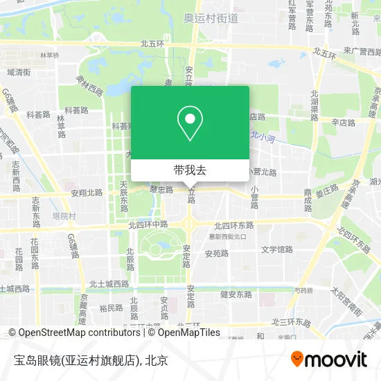 宝岛眼镜(亚运村旗舰店)地图