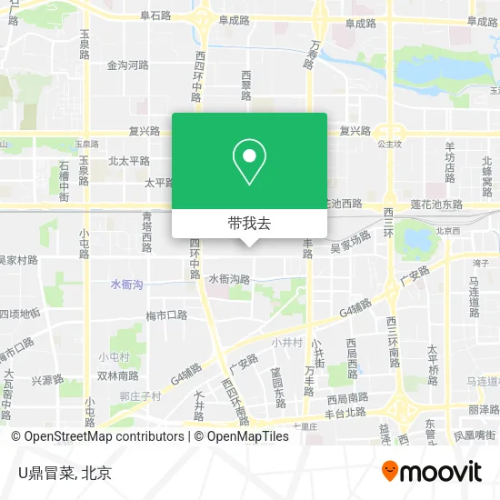 U鼎冒菜地图