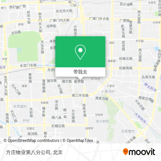 方庄物业第八分公司地图