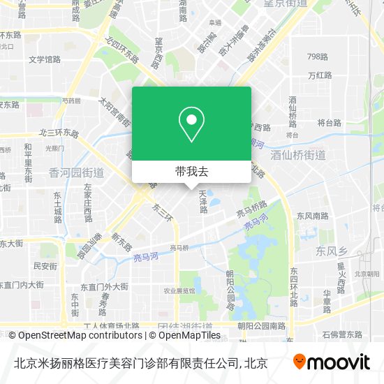北京米扬丽格医疗美容门诊部有限责任公司地图