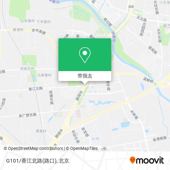 G101/香江北路(路口)地图